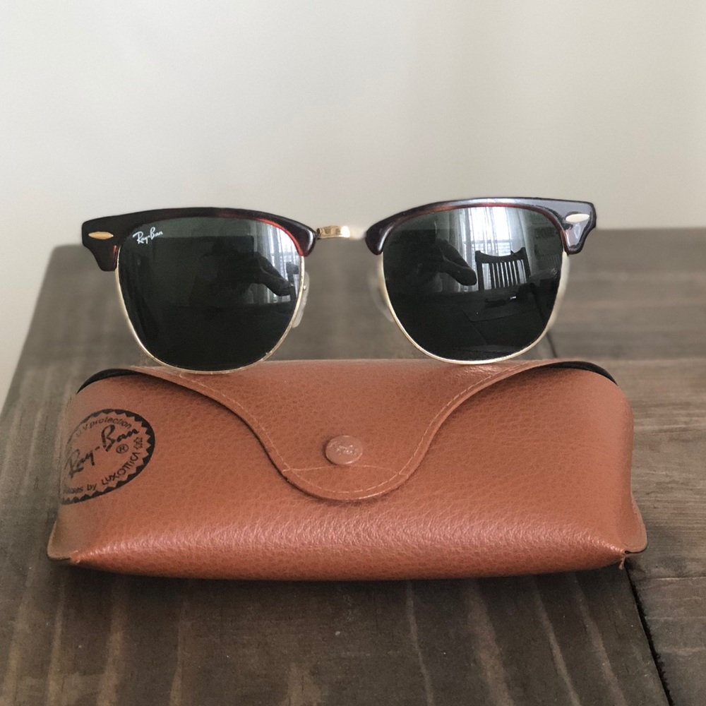 Ray Ban clubmaster tortoise sunglasses- unisex